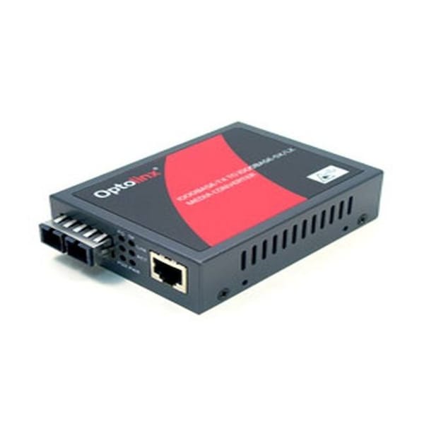 10/100/1000TX To 1000LX Media Converter, Single-Mode 10KM, SC Connector